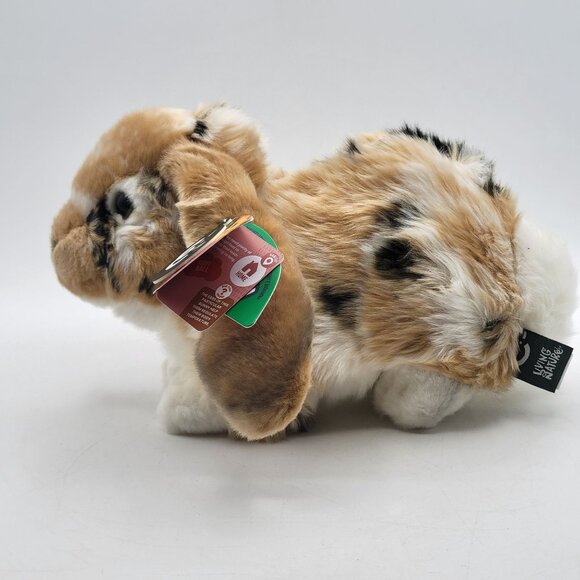NWT Living Nature Brown Dutch Lop Eared Rabbit 9" Realistic Animal Plush Soft - Picture 5 of 9